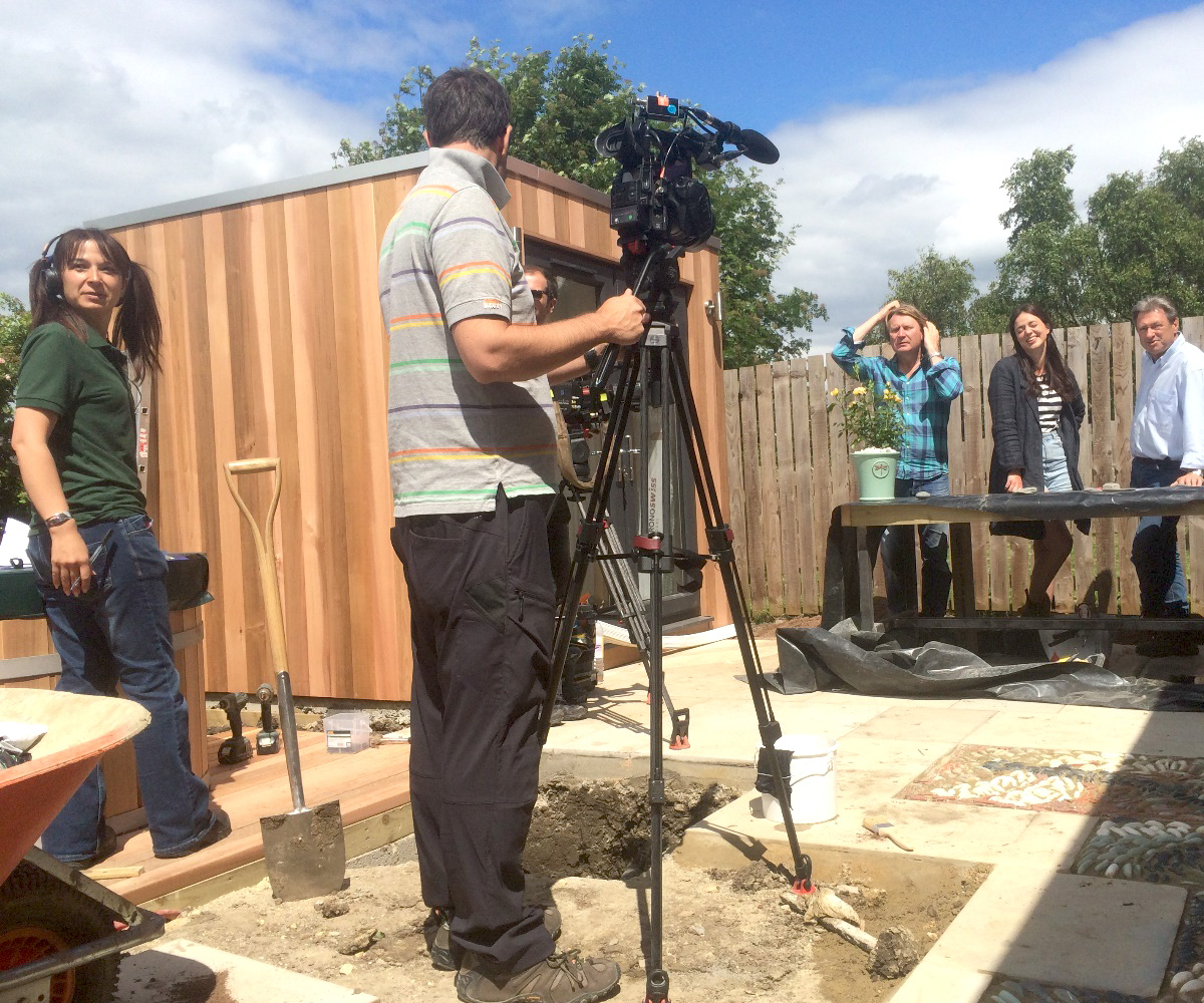 ITV's Love Your Garden Filming